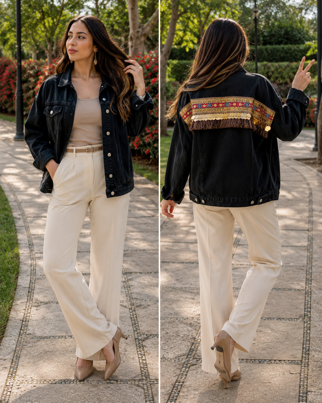 Embroidered Denim Jacket