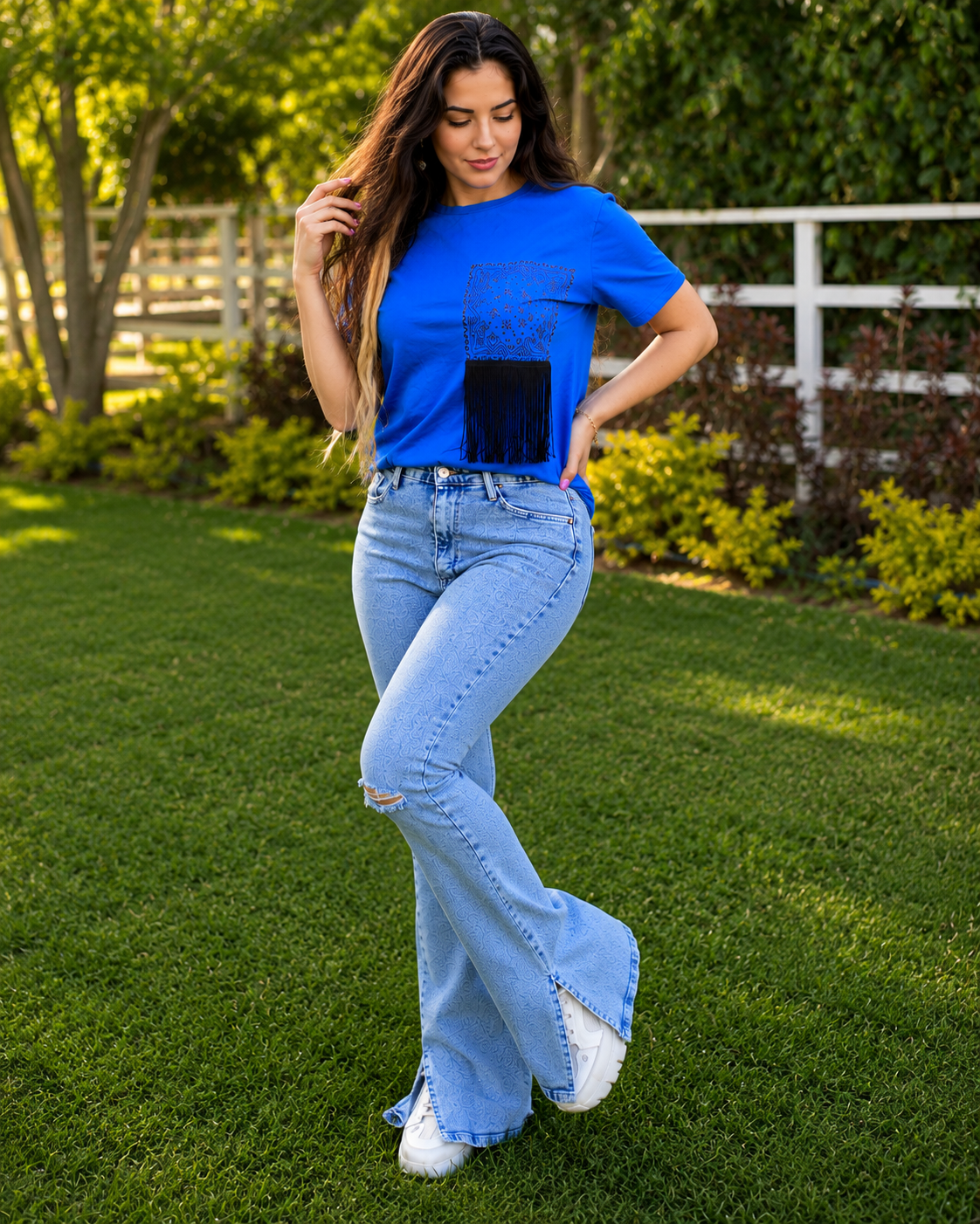 Fringe Bandana T-Shirt