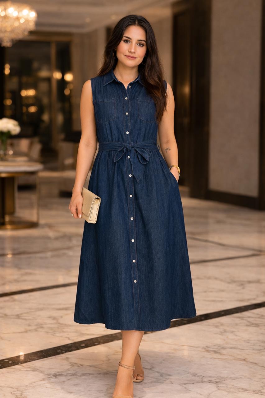 Denim Shirt Dress