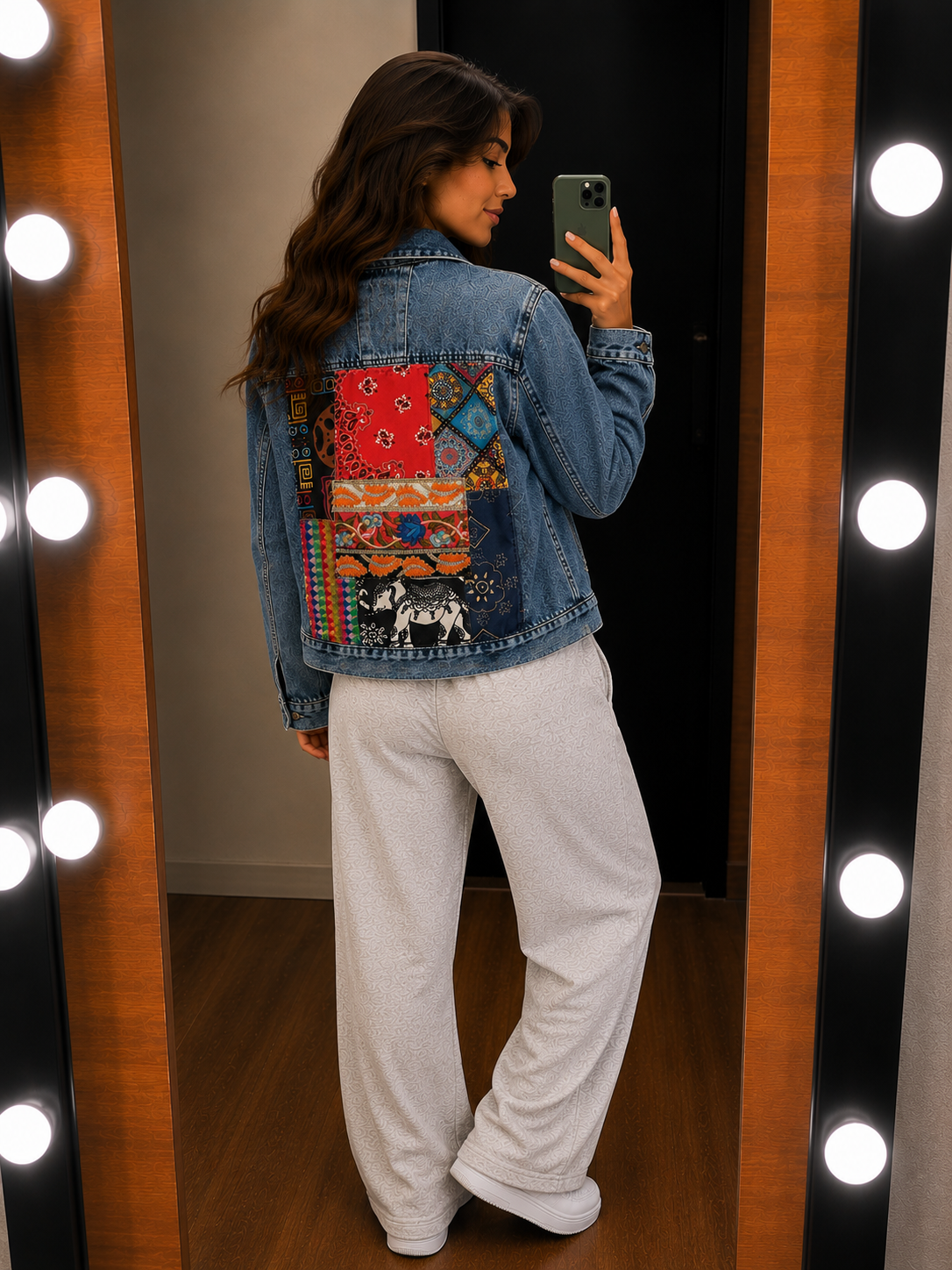 Patchwork Denim Jacket