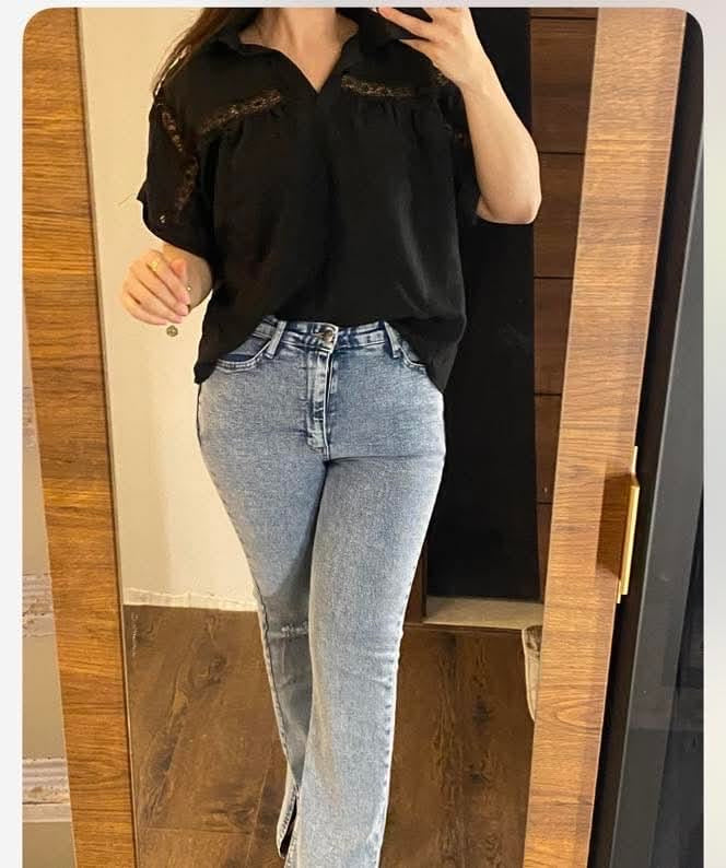 Lace Panel Blouse