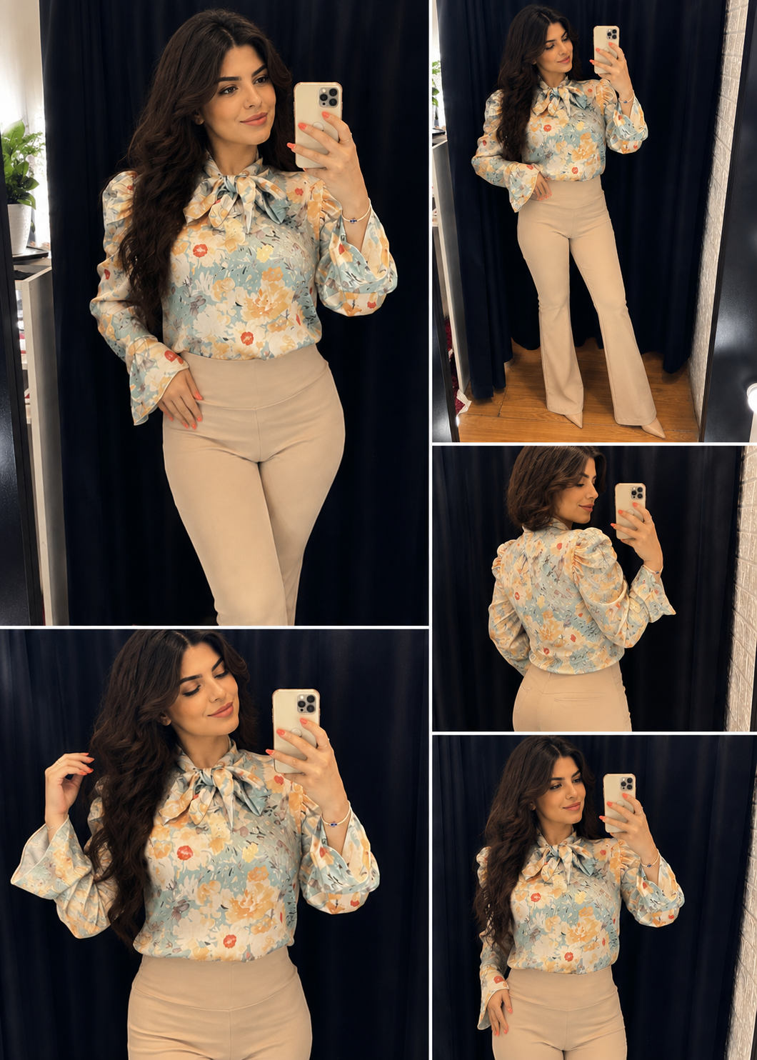Floral Bow Blouse
