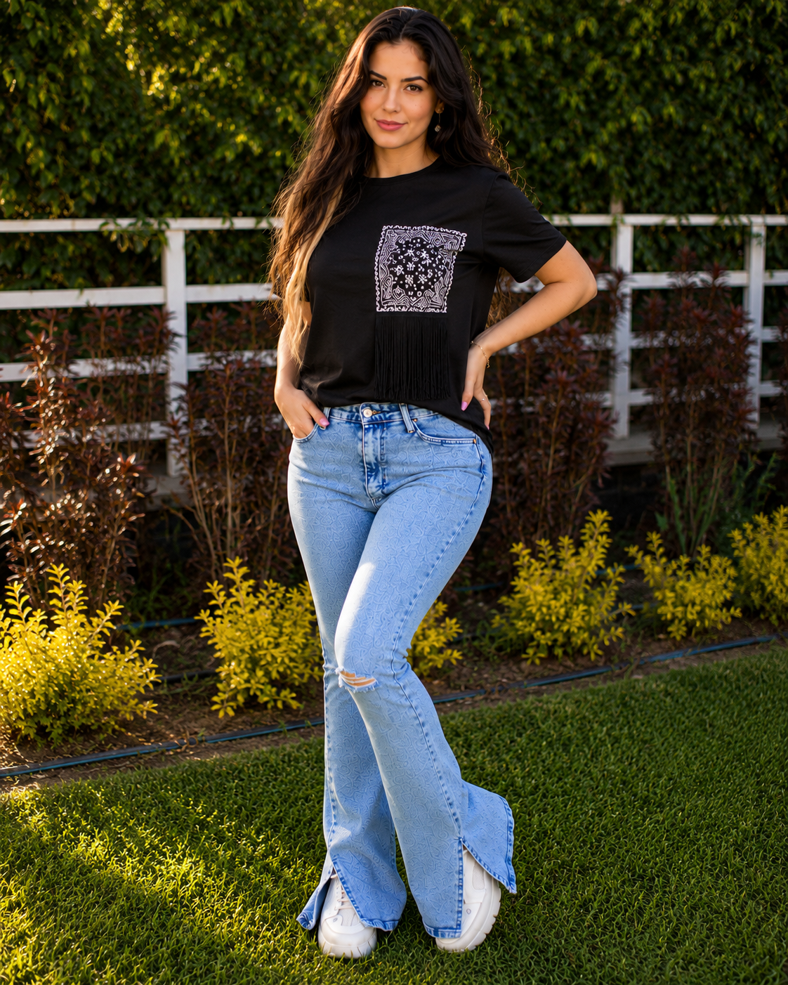 Fringe Bandana T-Shirt