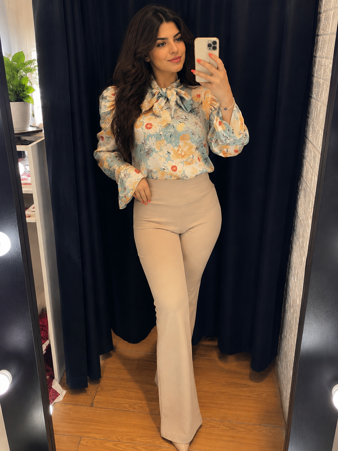 Floral Bow Blouse