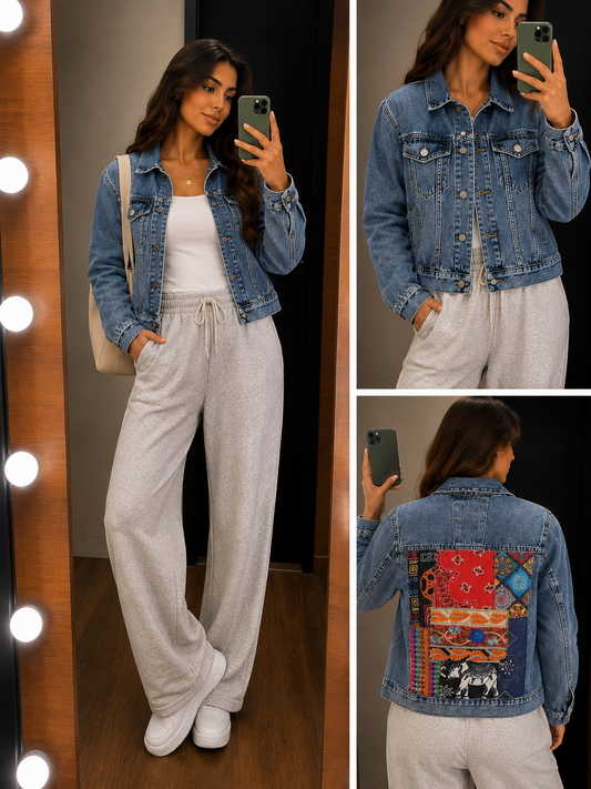 Patchwork Denim Jacket