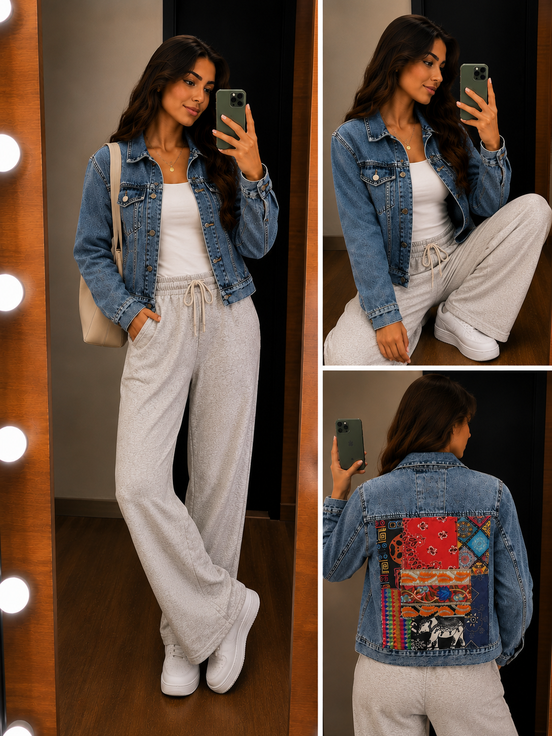 Patchwork Denim Jacket