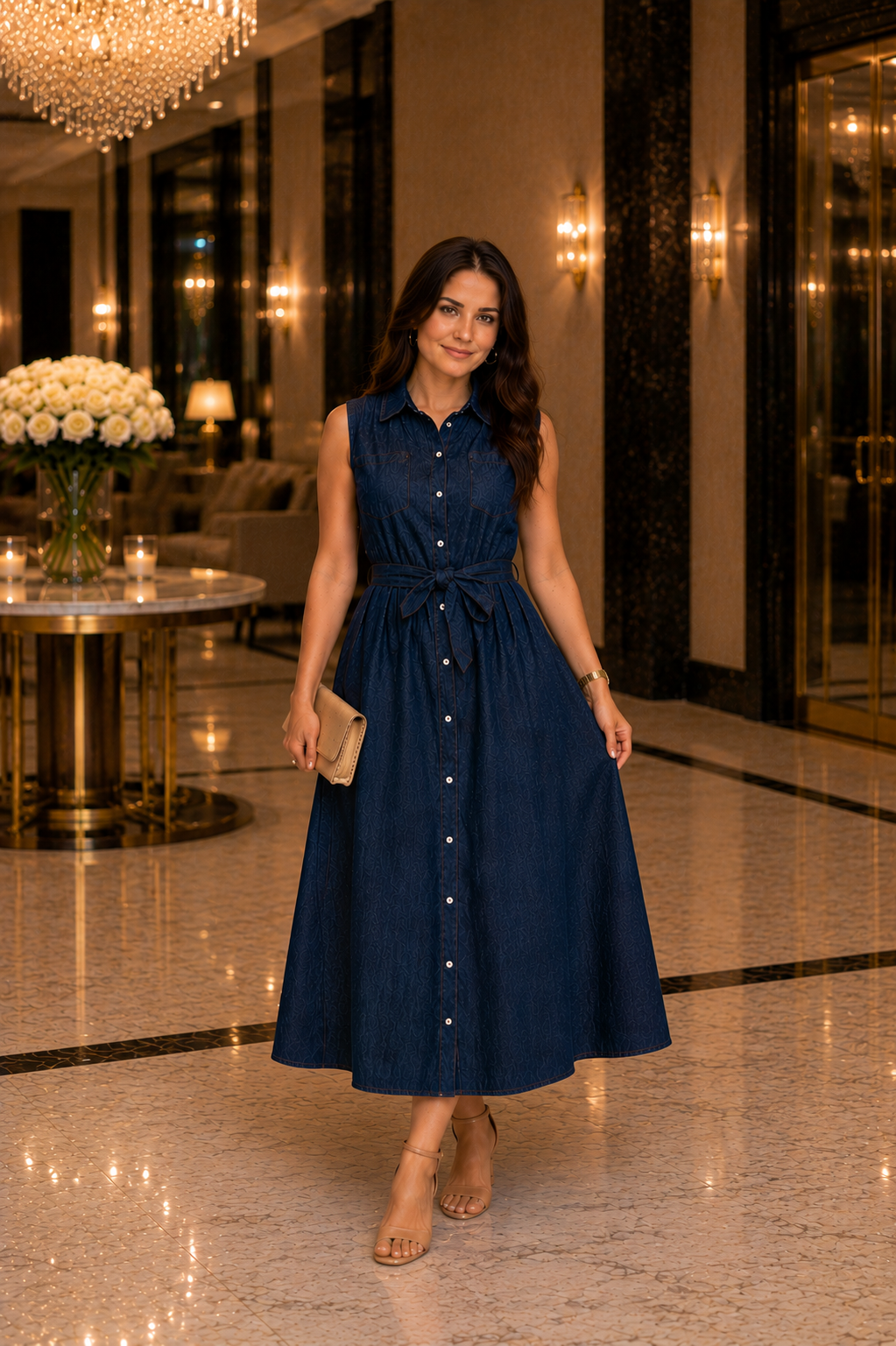 Denim Shirt Dress