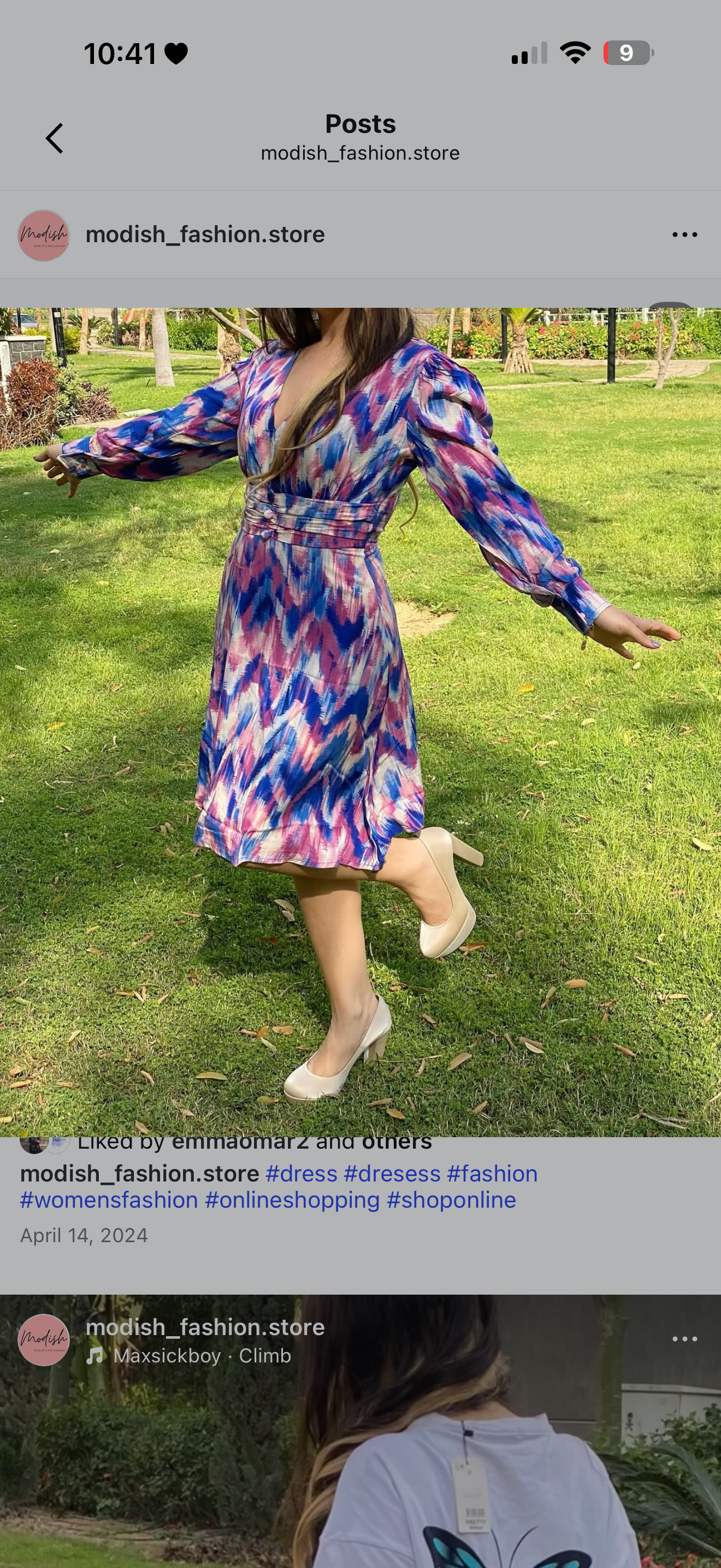 Chevron Print Wrap Mini Dress