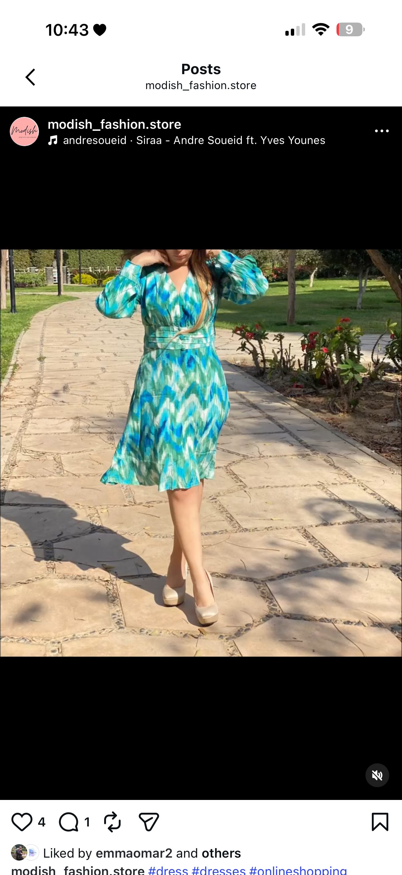 Chevron Print Wrap Mini Dress