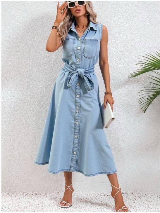 Denim Shirt Dress