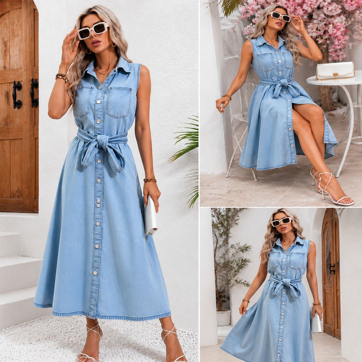 Denim Shirt Dress